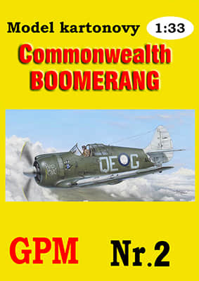 [GPM 002] CA-12 Boomerang重涂版-52纸模网 - 海量纸模型图纸下载