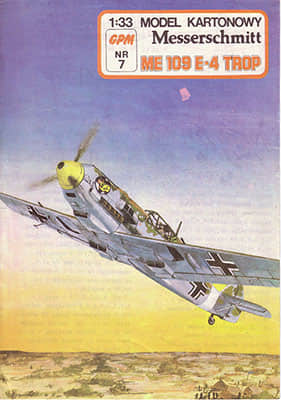 [GPM 007] Me-109 E-4 Trop