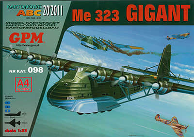[GPM 098] Me-323 D2 Gigant A4版