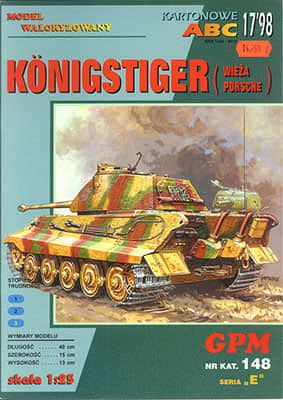 [GPM 148] Konigstiger (Porsche Turret)