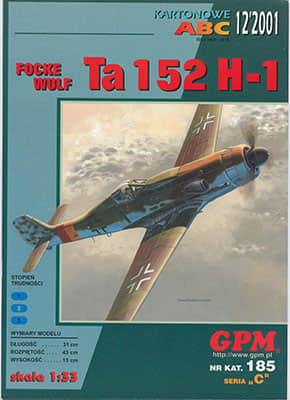 [GPM 185] Focke-Wulf Ta 152 H-1