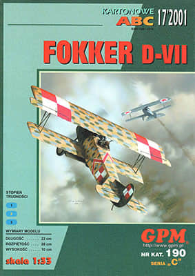 [GPM 190] Fokker D-VII重绘版