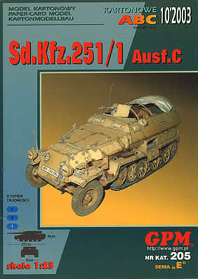 [GPM 205] Sd.kfz 251/1 Ausf.C