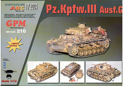 [GPM 210] PzKpfw III Ausf G