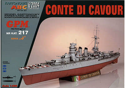 [GPM 217] Italian Battleship RM Conte di Cavour