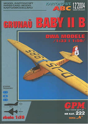 [GPM 222] Grunau Baby II-B