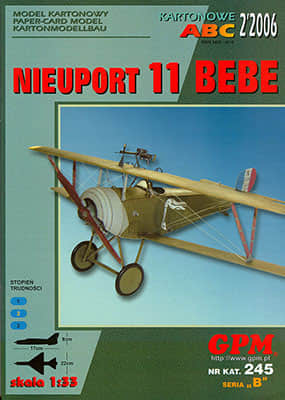 [GPM 245] Nieuport 11 BEBE