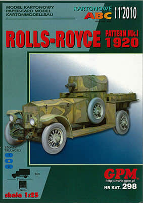 [GPM 298] Rolls-Royce Patterm Mk.I 1920