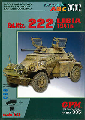 [GPM 335] Sd.Kfz. 222 Libia
