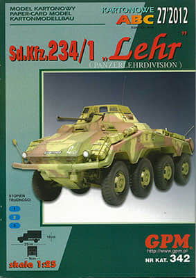 [GPM 342] Sd.Kfz.234/1 Lehr