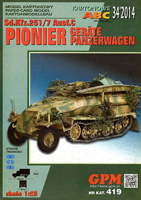 [GPM 419] Sd.Kfz.251/7 Ausf. C Pionier