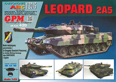 [GPM 420] Leopard 2A5 A4版