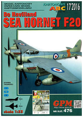 [GPM 476] De Haviland Sea Hornet F20