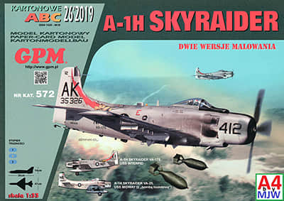 [GPM 572] A-1H Skyraider A4版