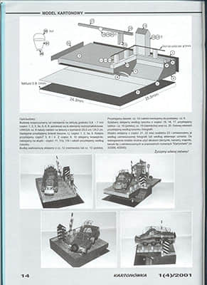 [GPM Kartonowka 2001-01] Bridge Diorama