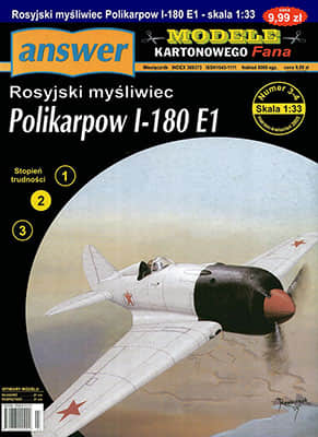 [Answer KET 2005-03-04] Polikarpow I-180 E1