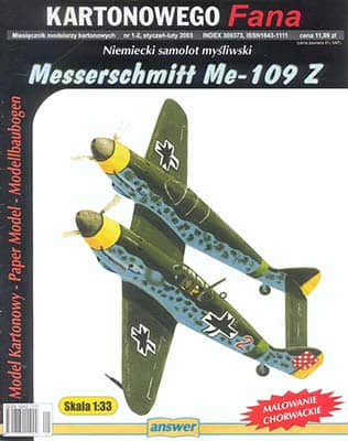 [Answer MKF 2003-01-02] Messerschmitt Me-109Z