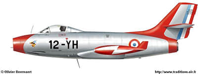 [Answer MKF 2007-07] Dassault MD 450 Ouragan A4重绘版