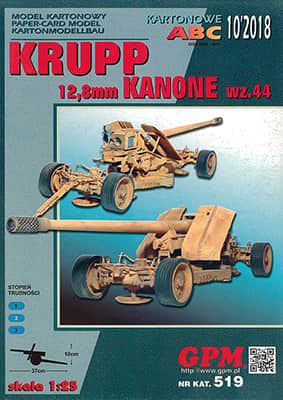 [GPM 519] Krupp 12.8mm Kanone wz.44