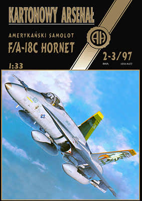 [Halinski KA 1997-02-03] FA-18C Hornet VFA-195 Chippy Ho A4重涂版