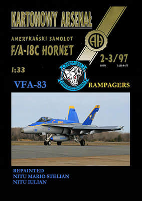 [Halinski KA 1997-02-03] FA-18C Hornet VFA-83-300 A4重涂版