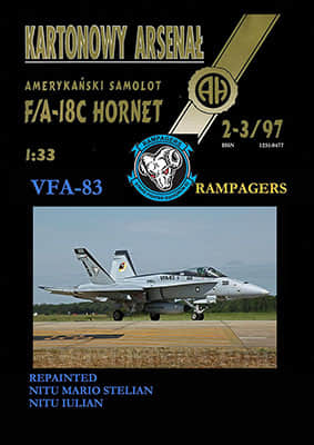 [Halinski KA 1997-02-03] FA-18C Hornet VFA-83-300 A4重涂版