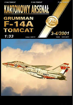 [Halinski KA 2001-03-04] F-14A Tomcat VF-1 A4重涂版