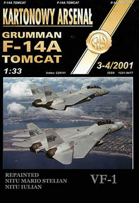 [Halinski KA 2001-03-04] F-14A Tomcat VF-1 GRI A4重涂版