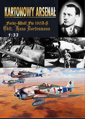[Halinski KA 2004-01] Fw 190 A-8 Oblt. Hans Dortenmann A4重涂版