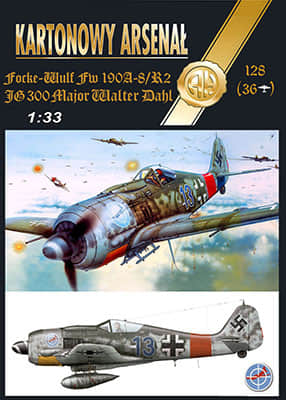 [Halinski KA 2004-01] Fw 190 A-8-R2 Walter Dahl重涂版
