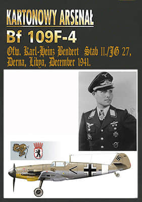 [Halinski KA 2005-04] Bf 109F-4 trop Karl-Heinz Bendert A4重涂版