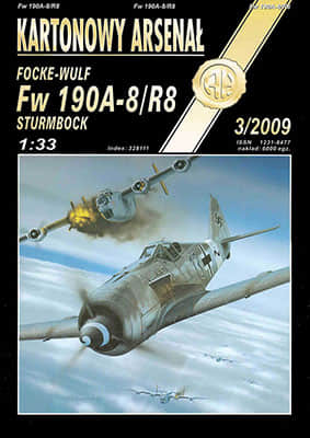 [Halinski KA 2009-03] Focke-Wulf FW-190A-8-R8 A4版