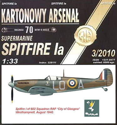 [Halinski KA 2010-03] Spitfire Ia A4重涂版