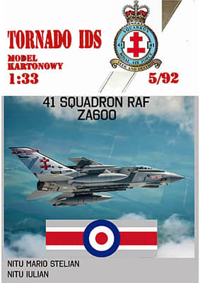 [Halinski MK 1992-05] Tornado IDS重涂版 41 Squadron RAF ZA600