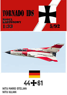 [Halinski MK 1992-05] Tornado IDS重涂版 44-61 40 Years-First-Flight