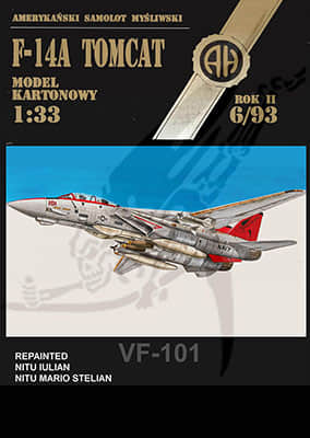 [Halinski MK 1993-06] F-14A Tomcat A4重涂版 VF-101-ROSU