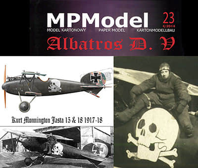 [MP Model 023] Albatros D.V 重涂版