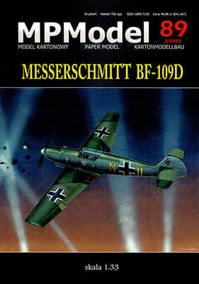 [MP Model 089] Messerschmitt Bf-109D