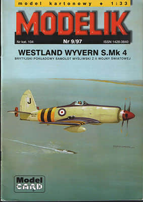[Modelik 1997-09] Westland Wyvern S.Mk4矢量重绘版