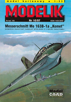 [Modelik 1997-10] Messerschmitt Me-163B Komet