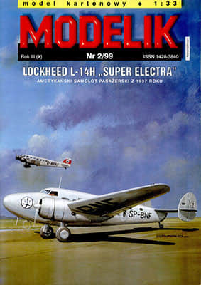 [Modelik 1999-02] Lockheed L-14H Super Electra