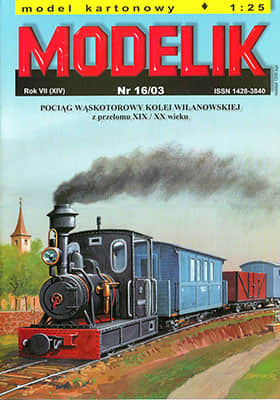 [Modelik 2003-16] Pociag Waskotorowy Kolei Wilanowskiej