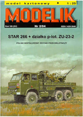 [Modelik 2004-02] Star 266 + ZU-23-2