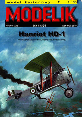 [Modelik 2004-14] Hanriot HD-1