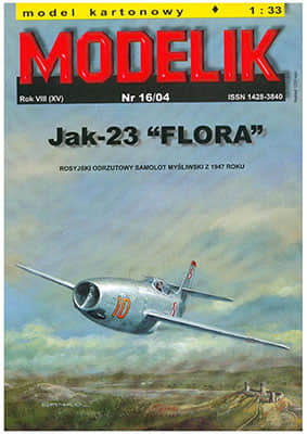 [Modelik 2004-16] Yak-23 Flora