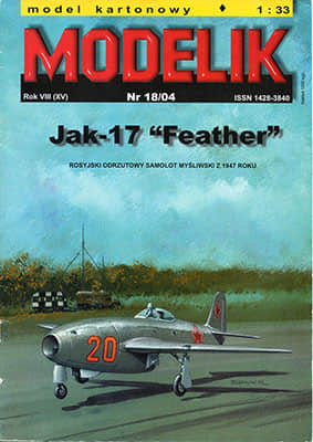 [Modelik 2004-18] Yak-17 Feather