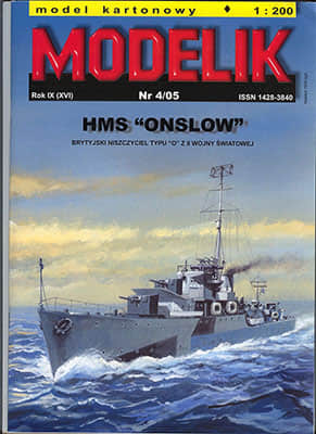 [Modelik 2005-04] HMS Onslow