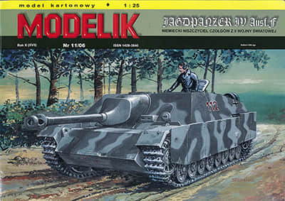 [Modelik 2006-11] Jagdpanzer IV ausf.F A4重涂版