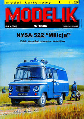 [Modelik 2006-18] Nysa 522 Milicja