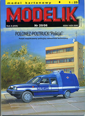 [Modelik 2006-20] Polonez-Poltruck Policja